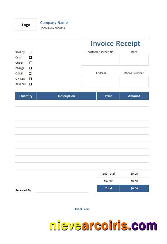 Free Invoice Receipt
